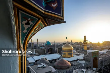 آیین نقاره نوازی حرم مطهر رضوی در آستانه میلاد امام رضا(ع)