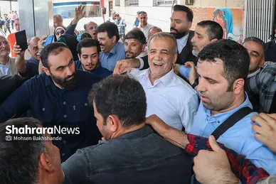 عکس‌هایی از سفر انتخاباتی «مسعود پزشکیان» به مشهد