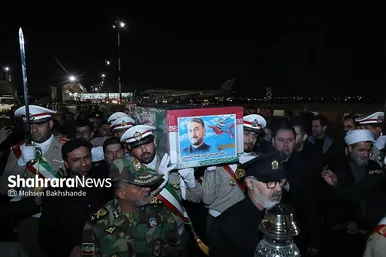 عکس‌های استقبال از پیکر شهید امیر عبداللهیان در مشهد (۳ خرداد ۱۴۰۳)