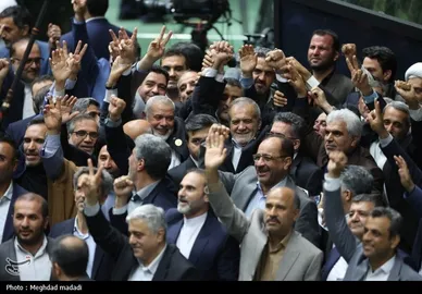 عکس‌هایی از مراسم تحلیف رئیس جمهور