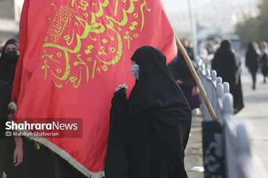پیاده‌روی جاماندگان اربعین حسینی در مشهد