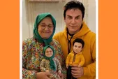 واکنش هنرمندان به درگذشت مادر داریوش فرضیایی معروف به عموپورنگ + تصاویر