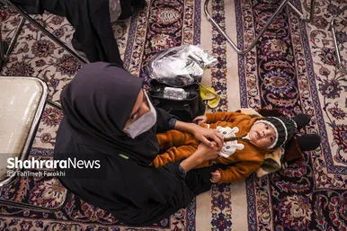 گزارش تصویری | تشّرف خانواده‌های زیارت اولی توانیاب به حرم مطهر رضوی