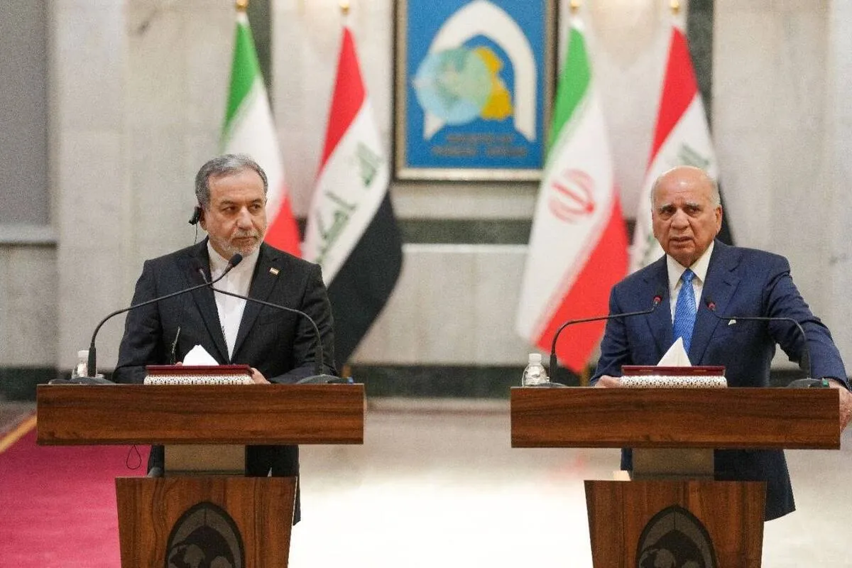 عراقچی در نشست خبری با همتای عراقی: مسئولیت بازگشایی تنگه هرمز تنها بر عهده جمهوری اسلامی ایران است