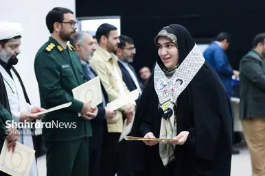 گزارش تصویری | مراسم تحلیف فرماندهان بسیج دانش آموزی در مشهد