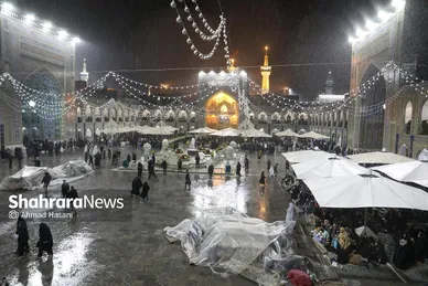 مراسم احیای شب بیست و یکم ماه رمضان در حرم مطهر رضوی‎‎