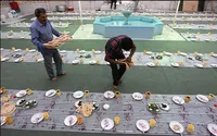 سفره افطاری ۶ کیلومتری در مشهد به مناسبت میلاد امام حسن مجتبی(ع)