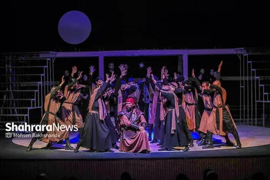 گزارش تصویری | سوگواری آیینی نمایشی «مثنوی سرخ»