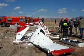 سقوط هواپیما فوق سبک در اطراف سد درودزن