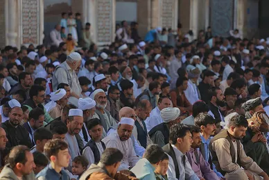 عکس‌هایی از برگزاری نماز عید قربان در شهرهای مختلف افغانستان