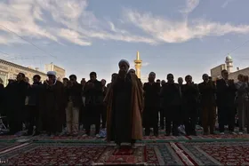 نماز باران در حرم مطهر امام&zwnj;رضا(ع) اقامه شد