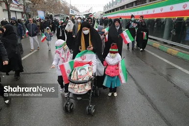 گزارش تصویری حضور باشکوه مردم مشهد در راهپیمایی ۲۲ بهمن