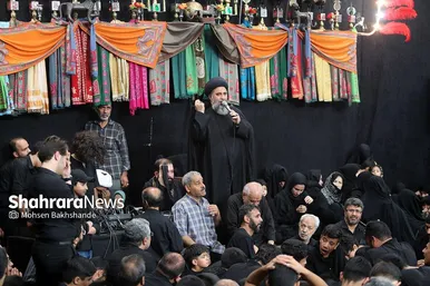 مراسم عزاداری روز دوازدهم محرم در حسینیه کرمانی‌های مشهد