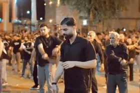ویدیوی عزاداری یاسین سلمانی در شب عاشورا