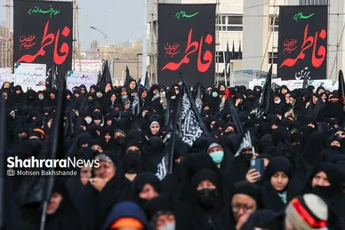 تشییع پیکر مطهر ۱۰ شهید گمنام در مشهد