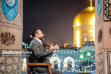 گزارش تصویری | پشت صحنه ویژه برنامه های سحر ماه رمضان تلویزیون در حرم مطهر رضوی