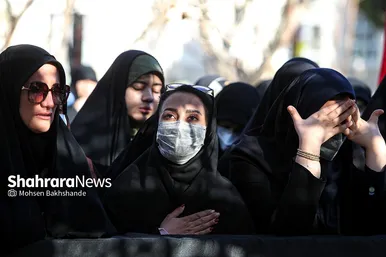 مراسم تشییع و تدفین شهید گمنام در دانشگاه فردوسی مشهد