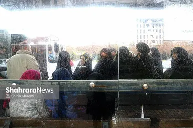 گزارش تصویری | بارش نخستین برف پاییزی در مشهد 2