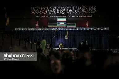 گزارش تصویری | عزاداری شبانه در مصلی تهران