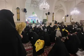 بیش از ۵۰۰ بانوی زائر غیرایرانی در حرم امام&zwnj;رضا(ع) جنایات اخیر رژیم صهیونیستی را محکوم کردند