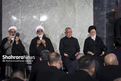 گزارش تصویری | اجتماع بزرگ «همه خونخواهیم» در حرم مطهر رضوی