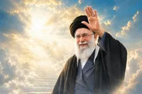 مراسم نمادین تشییع پیکر رهبر شهید در نیجریه + تصاویر