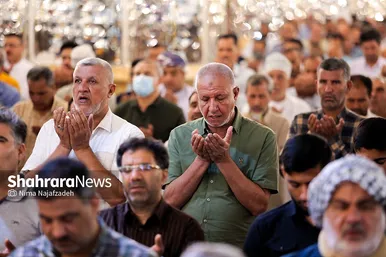 نماز عید سعید قربان در حرم مطهر رضوی