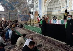 ویدئو | تشییع پیکر مطهر شهید دفاع مقدس در اجتماع صادقیون&zwnj; مشهد