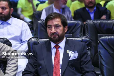 مراسم بدرقه تیم ملی فوتسال افغانستان در مشهد با حضور خداداد عزیزی