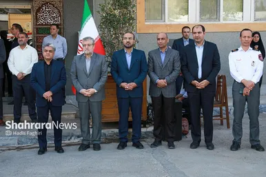 بدرقه کاروان خودرویی اربعین شهرداری مشهد مقدس