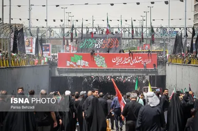 گزارش تصویری | مراسم تشییع پیکر شهدای اقتدار در تهران (۷ تیر ۱۴۰۴)