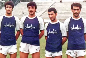 قاب خاطره | ۴ بازیکن منتخب جوانان خراسان در دهه&zwnj;۶۰