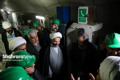 بازدید مدیران شهری و مسئولان قضایی از خط ۴ مترو