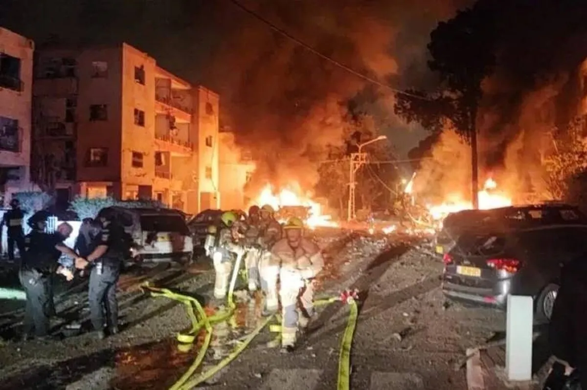 ژنرال صهیونیست: موشک‌های ایران، اسرائیل را به آتش می‌کشند
