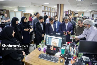 بازدید استاندار خراسان رضوی از موسسه فرهنگی شهرآرا