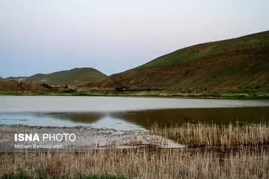 عکس‌هایی از دریاچه بزنگان در خراسان رضوی