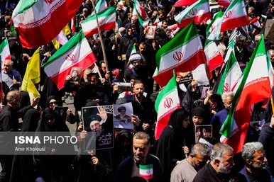 گزارش تصویری | مراسم اربعین رهبر شهید انقلاب در تهران