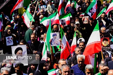 گزارش تصویری | مراسم اربعین رهبر شهید انقلاب در تهران