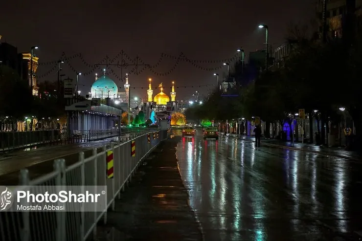 اعمال منع کامل تردد خودرو‌ها درحلقه اول پیرامون حرم مطهر از شب سال تحویل