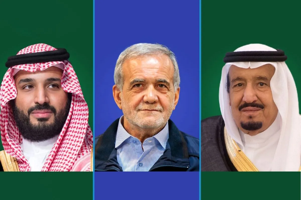 پیام‌های جداگانه پادشاه و ولیعهد عربستان به پزشکیان، درپی وقوع حادثه در بندرعباس