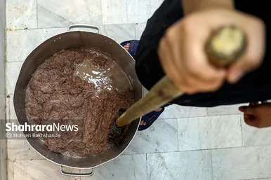 پخت شله مشهدی در مشهد
