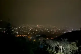ویدئو | نمای عجیب از شمال تهران در شب چهارشنبه&zwnj;سوری