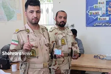 حضور پرشور مرزبانان خراسان‌رضوی در مرحله دوم انتخابات چهاردهمین دوره ریاست‌جمهوری