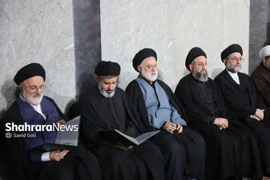 گزارش تصویری | مراسم بزرگداشت رهبر شهید ایران در حرم مطهر امام رضا (ع)