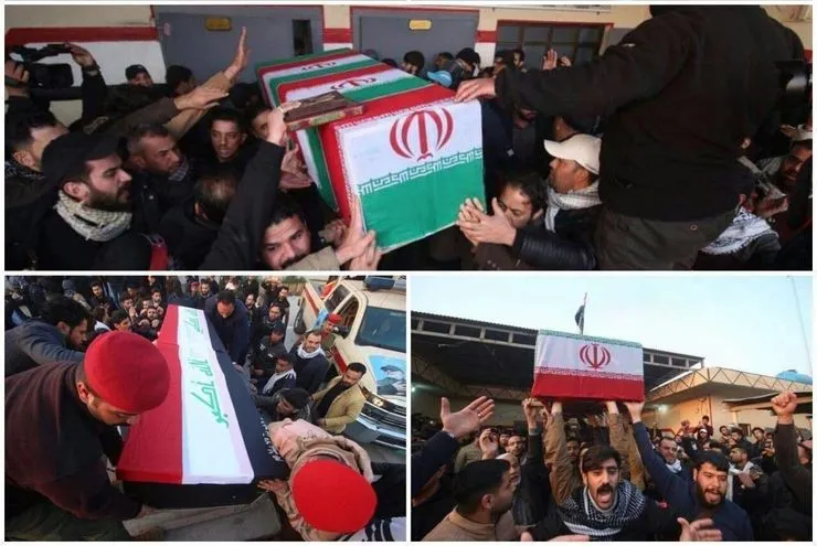 فردا مراسم تشییع سرداران شهید حاج قاسم سلیمانی و ابومهدی المهندس؛ میدان پانزده خرداد مشهد