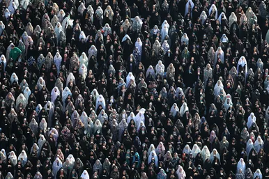 نماز عید فطر در حرم مطهر رضوی