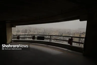آلودگی شدید هوا در مشهد(۲۷ تیرماه ۱۴۰۲)