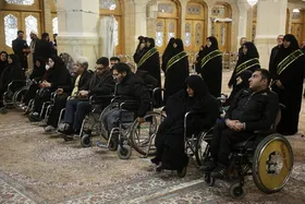 زیارت آسان برای توانیابان؛ روایت یک مسیر پر از مهر در حرم مطهر امام رضا(ع)