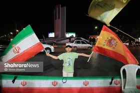 گزارش تصویری | اجتماع مردمی همبستگی مردم ایران و اسپانیا در مشهد