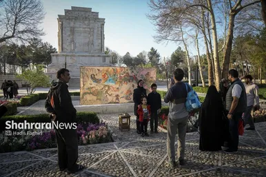 گزارش تصویری | حضور مسافران نوروزی در آرامگاه فردوسی در نوروز ۱۴۰۵